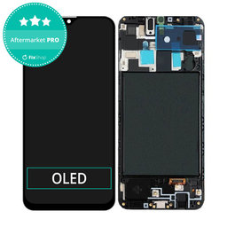 Samsung Galaxy A20 A205F - Ecran LCD + Sticlă Tactilă + Ramă OLED