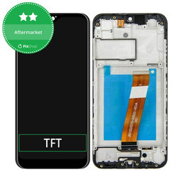 Samsung Galaxy A01 A015F - Ecran LCD + Sticlă Tactilă + Ramă (Black) TFT