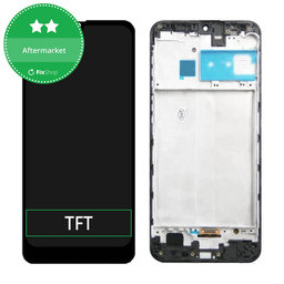 Samsung Galaxy M30s M307F - Ecran LCD + Sticlă Tactilă + Ramă (Black) TFT