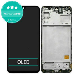 Samsung Galaxy M31s M317F - Ecran LCD + Sticlă Tactilă + Ramă (Mirage Black) OLED