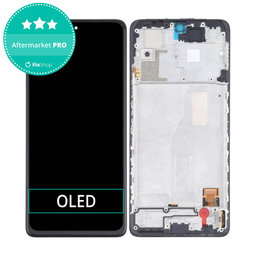 Xiaomi Redmi Note 10 Pro - Ecran LCD + Sticlă Tactilă + Ramă (Black) OLED