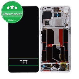 OnePlus 10 Pro NE2210 NE221 - Ecran LCD + Sticlă Tactilă + Ramă (Panda White) TFT