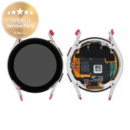 Samsung Galaxy Watch 5 40mm R900 - Ecran LCD + Sticlă tactilă + Ramă (Silver) - GH82-30040C Genuine Service Pack