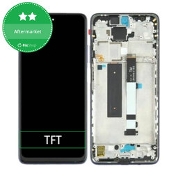 Xiaomi Redmi Note 9 Pro 5G M2007J17C - Ecran LCD + Sticlă Tactilă + Ramă (Black) TFT