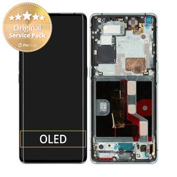 Oppo Find X2 Pro - Ecran LCD + Sticlă Tactilă + Ramă (Green) - 4905189 Genuine Service Pack