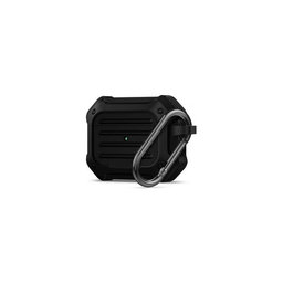 FixPremium - Caz Unbreakable pentru AirPods 1 & 2, negru