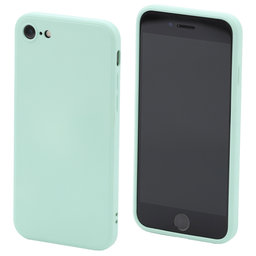 FixPremium - Silicon Caz pentru iPhone 7, 8, SE 2020 & SE 2022, light cyan