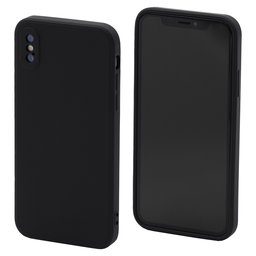 FixPremium - Silicon Caz pentru iPhone X & XS, negru