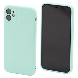 FixPremium - Silicon Caz pentru iPhone 11, light cyan