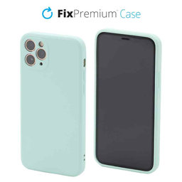 FixPremium - Silicon Caz pentru iPhone 11 Pro, light cyan