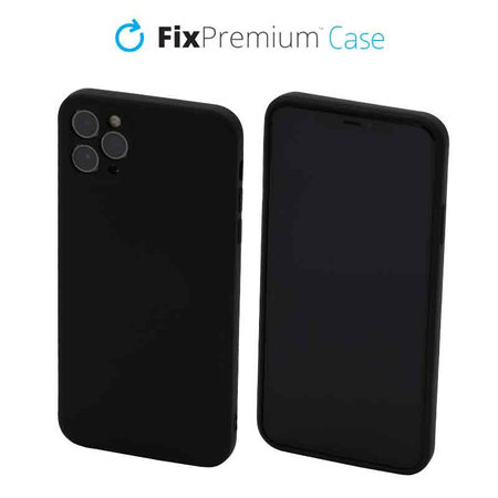 FixPremium - Silicon Caz pentru iPhone 11 Pro Max, negru