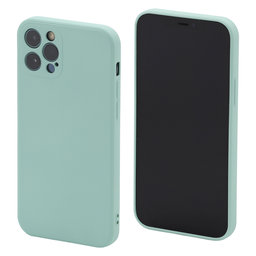 FixPremium - Silicon Caz pentru iPhone 12 Pro, light cyan