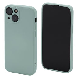 FixPremium - Silicon Caz pentru iPhone 13 mini, light cyan