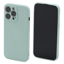 FixPremium - Silicon Caz pentru iPhone 13 Pro, light cyan