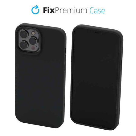 FixPremium - Silicon Caz pentru iPhone 13 Pro Max, space grey