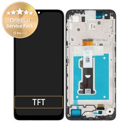 Motorola Moto E22i, E22 - Ecran LCD + Sticlă Tactilă + Ramă (Black) - 5D68C21594 Genuine Service Pack