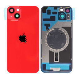 Apple iPhone 14 Plus - Sticlă pentru carcasa din spate cu piese mici (Red)