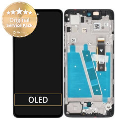 Motorola Moto G72 XT2255 - Ecran LCD + Sticlă Tactilă + Ramă (Meteorite Gray) - 5D68C21701 Genuine Service Pack