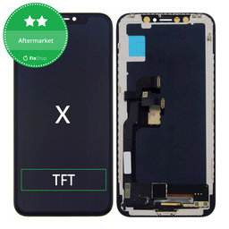 Apple iPhone X - Ecran LCD + Sticlă Tactilă + Ramă TFT