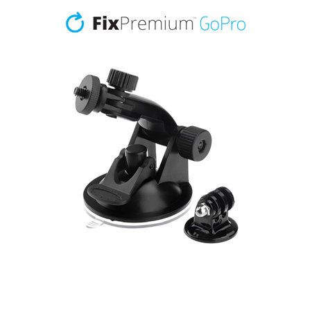 FixPremium - Titularul pentru GoPro cu ventuză, negru