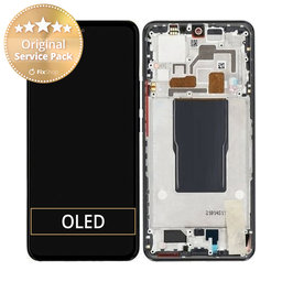 Xiaomi 12T Pro 22081212UG - Ecran LCD + Sticla Tactilă + Ramă (Black) - 560003L12U00 Genuine Service Pack