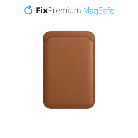 FixPremium - MagSafe Portofel, maro