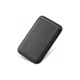 FixPremium - MagSafe Carbon Portofel, negru