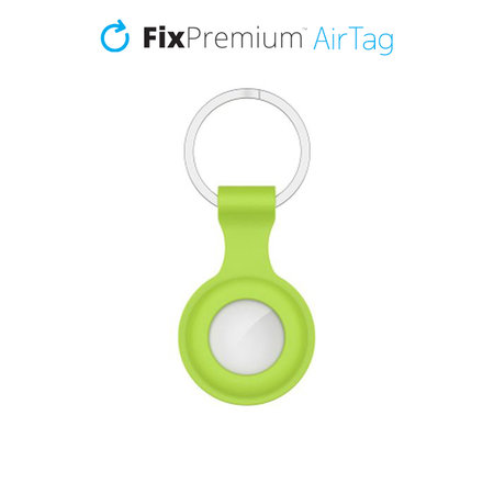 FixPremium - Silicon Breloc pentru AirTag, verde