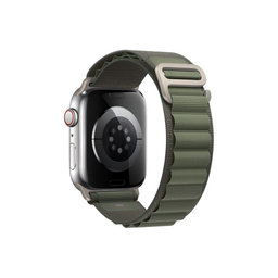 FixPremium - Curea Alpine Loop pentru Apple Watch (42, 44, 45 & 49mm), verde