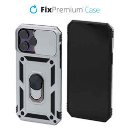 FixPremium - Caz CamShield pentru iPhone 13 Pro Max, alb