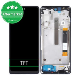 Motorola Moto G200 XT2175 - Ecran LCD + Sticlă Tactilă + Ramă (Black) TFT