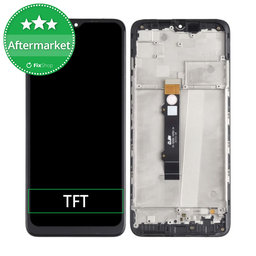 Motorola Moto G50 XT2137 - Ecran LCD + Sticlă Tactilă + Ramă (Steel Gray) TFT