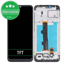 Motorola Moto E7 Power, E7i Power - Ecran LCD + Sticlă Tactilă + Ramă (Black) TFT