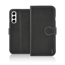 Fonex - Caz Book Identity pentru Samsung Galaxy S23, negru