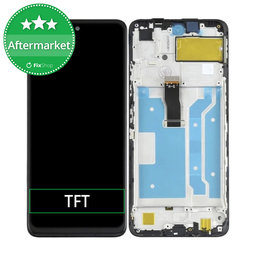 Huawei P Smart (2021) - Ecran LCD + Sticlă Tactilă + Ramă (Midnight Black) TFT