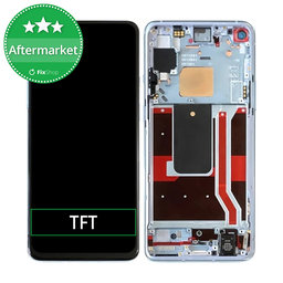 OnePlus 8T - Ecran LCD + Sticlă Tactilă + Ramă (Black) TFT