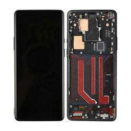 OnePlus 8 Pro - Ecran LCD + Sticlă Tactilă + Ramă (Black) OLED