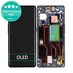 Oppo Find X3 Neo - Ecran LCD + Sticlă Tactilă + Ramă (Starlight Black) OLED