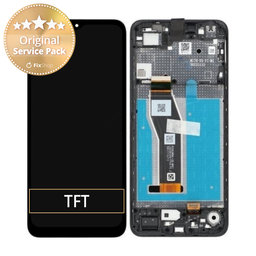 Motorola Moto E13 - Ecran LCD + Sticlă Tactilă + Ramă (Cosmic Black) - 5D68C22340 Genuine Service Pack