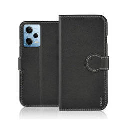 Fonex - Caz Book Identity pentru Xiaomi Redmi Note 12 Pro, negru