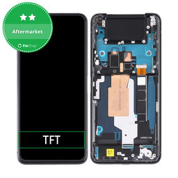 Asus Zenfone 7 ZS670KS - Ecran LCD + Sticlă Tactilă + Ramă (Aurora Black) TFT