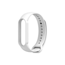 FixPremium - Silicon Curea pentru Xiaomi Mi Band (5/6/7/7 NFC), alb