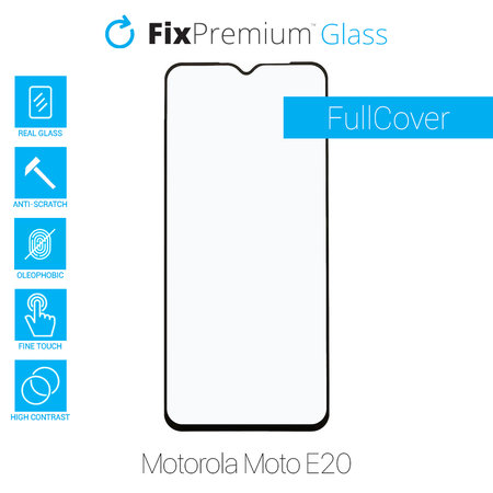 FixPremium FullCover Glass - Geam securizat pentru Motorola Moto E20