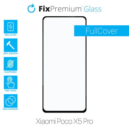 FixPremium FullCover Glass - Geam securizat pentru Poco X5 Pro