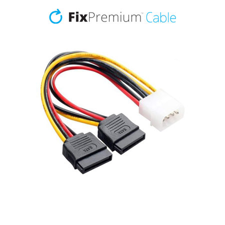 FixPremium - Cablu de alimentare - IDE ATA / 2x SATA