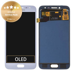 Samsung Galaxy J2 PRO J250F - Ecran LCD + Sticlă Tactilă (Silver) - GH97-21338B, GH97-21339B, GH97-21812B Genuine Service Pack