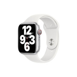 FixPremium - Silicon Curea pentru Apple Watch (42, 44, 45 & 49mm), alb