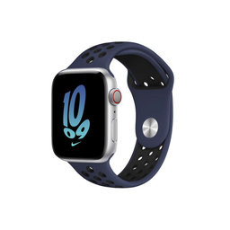 FixPremium - Silicon Sport Curea pentru Apple Watch (42, 44, 45 & 49mm), albastru