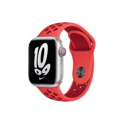 FixPremium - Silicon Sport Curea pentru Apple Watch (42, 44, 45 & 49mm), ro?u