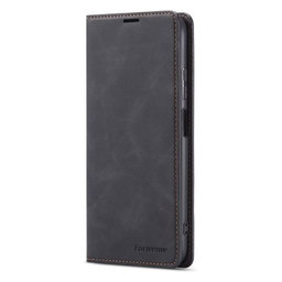 FixPremium - Caz Business Wallet pentru iPhone 13 mini, negru